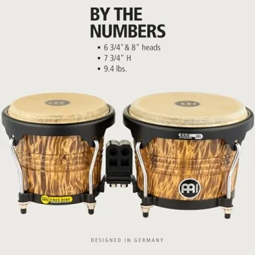 Meinl Bongos Hand Drum Set with Hardwood Shells