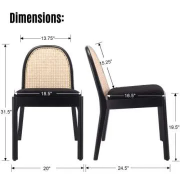 Stylish LukeAlon Modern Sherpa Dining Chairs Set of 2