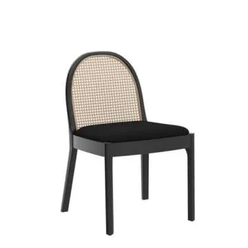 Stylish LukeAlon Modern Sherpa Dining Chairs Set of 2