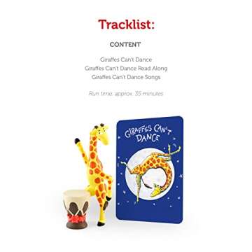 Tonies Giraffes Can't Dance Audio Play Character for Kids