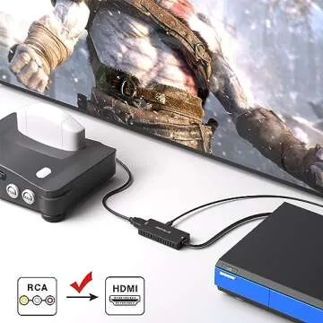 Dingsun RCA to HDMI Converter for Retro Gaming