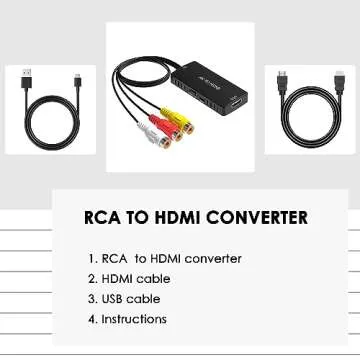 Dingsun RCA to HDMI Converter for Retro Gaming