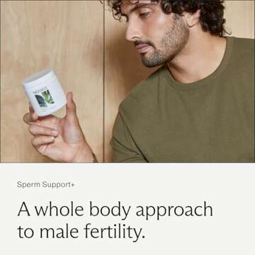 Needed Sperm Support - Fertility Supplements for Men - 120 Capsules for Optimal Male Vitality