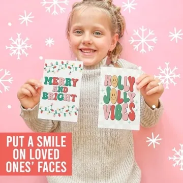 24 Blank Christmas Cards With Envelopes, Bulk Holiday Cards