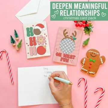 24 Blank Christmas Cards With Envelopes, Bulk Holiday Cards