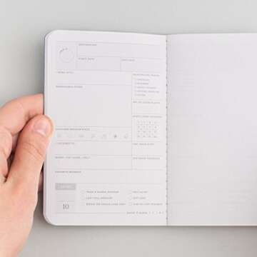 Letterfolk Road Trip Passport Journal — Pocket-sized Travel Book (3.5" W x 5.5" H)