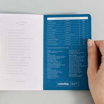 Letterfolk Road Trip Passport Journal — Pocket-sized Travel Book (3.5" W x 5.5" H)