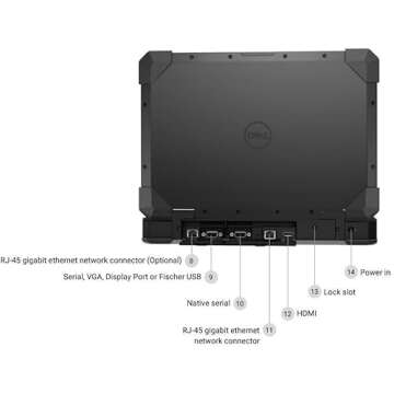 Dell Latitude 5424 Rugged Laptop - Touchscreen i5, 16GB RAM, 256GB SSD