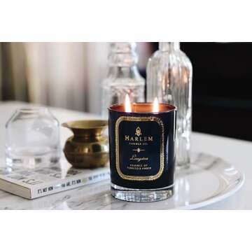 Harlem Candle Co. Luxury Scented Candle Inspired by Baldwin
