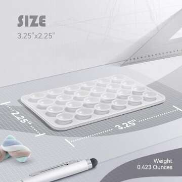 Silicone Phone Sticky Grip, Suction Phone Case Mount for iPhone and Android, Hands-Free Sticky Cell Phone Grip, Mobile Fidget Mirror Holder for Selfies and Videos