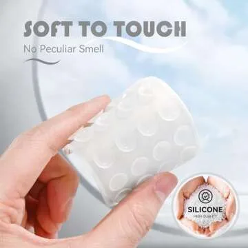 Silicone Phone Sticky Grip, Suction Phone Case Mount for iPhone and Android, Hands-Free Sticky Cell Phone Grip, Mobile Fidget Mirror Holder for Selfies and Videos