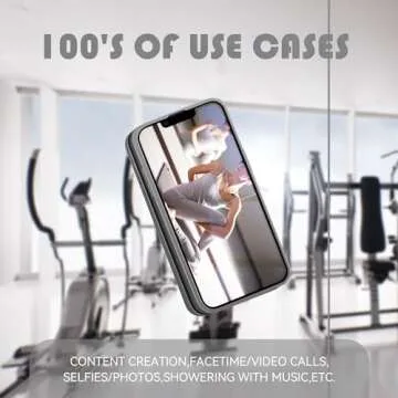 Silicone Phone Sticky Grip, Suction Phone Case Mount for iPhone and Android, Hands-Free Sticky Cell Phone Grip, Mobile Fidget Mirror Holder for Selfies and Videos