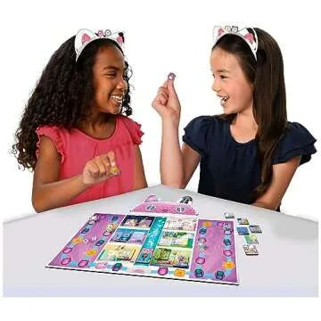 Spin Master Games, Gabby’s Dollhouse, Meow-Mazing Board Game, Board Game for Kids, Family Games, Preschool Game for Families & Kids Ages 4+