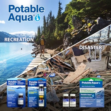 Potable Aqua Water Purification Tablets, Safe Water Solution