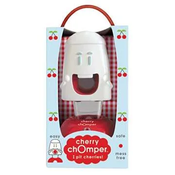 Talisman Designs Cherry Pitter | Family Friendly Kitchen Tools | Fun & Functional Cherry Chomper | Olive & Cherry Seed Picker for Kids | Gift Item