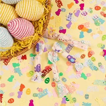 1500 PCS Vibrant Easter Confetti for DIY Decorations