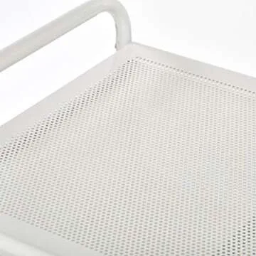 Seville Classics 10-Drawer Multipurpose Mobile Rolling Utility Storage Organizer with Tray Cart