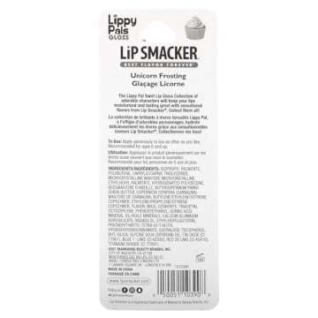 Lip Smacker Lippy Pals Swirls Unicorn, Flavored Moisturizing & Smoothing Soft Shine Lip Balm, Hydrating & Protecting Fun Tasty Glossy Finish, Cruelty-Free & Vegan - Unicorn Frosting