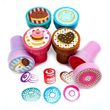 TINYMILLS Donuts Birthday Party Favor Set for Kids