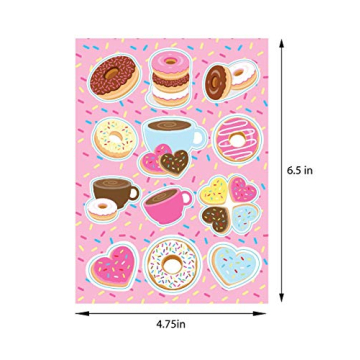 TINYMILLS Donuts Birthday Party Favor Set for Kids