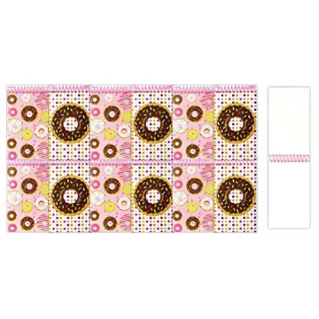 TINYMILLS Donuts Birthday Party Favor Set for Kids