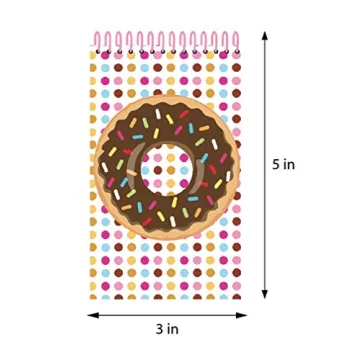 TINYMILLS Donuts Birthday Party Favor Set for Kids