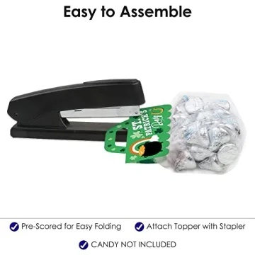 Shamrock St. Patrick's Day Treat Bags with Toppers