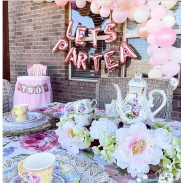 LaVenty LET'S PAR TEA Balloon Kit for Birthday Decor