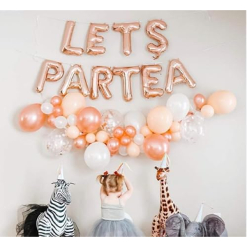 LaVenty LET'S PAR TEA Balloon Kit for Birthday Decor