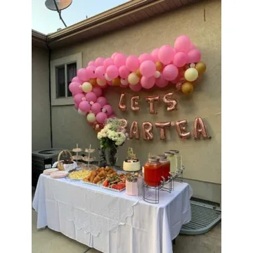 LaVenty LET'S PAR TEA Balloon Kit for Birthday Decor