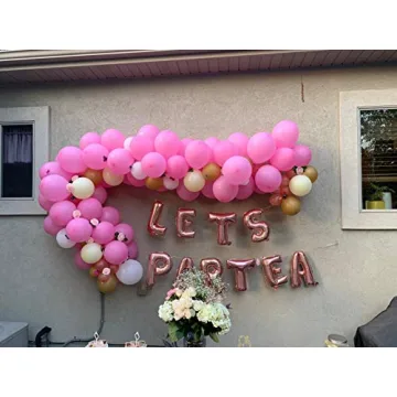 LaVenty LET'S PAR TEA Balloon Kit for Birthday Decor