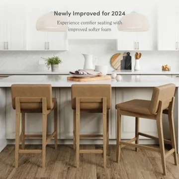 Nathan James Gracie Elegant Modern Barstool for Comfort