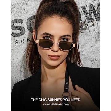 Buy SODQW Retro Oval Sunglasses for Style and Comfort