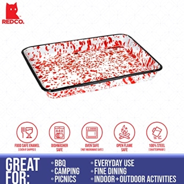 Elegant Red Co. Rectangular Serving Tray - Versatile Design