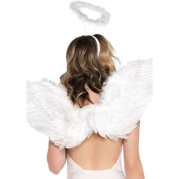 Leg Avenue 2-Piece Angel Costume Kit with Wings and Halo