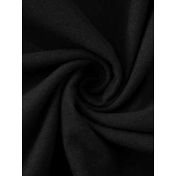 YOXUA Women's Long Sleeve Patchwork A-Line Long Maxi Dress Fall Winter Beach Maxi Dress White