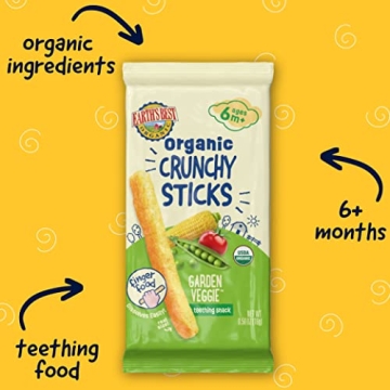 Earth's Best Organic Crunchy Sticks for Babies - 5 Pack