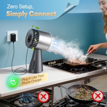 Portable Range Hood for Indoor BBQ and RV Adventures