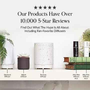 Edens Garden Terrazzo Essential Oil Diffuser for Aromatherapy