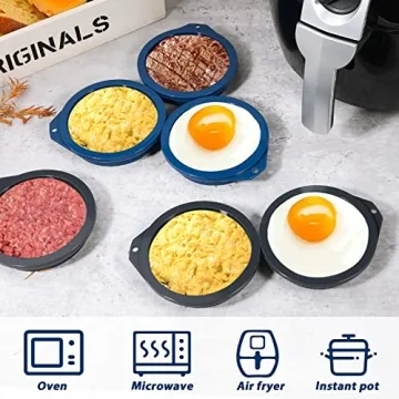 Webake Air Fryer Egg Mold Perfect for Breakfast and Baking