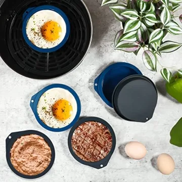 Webake Air Fryer Egg Mold Perfect for Breakfast and Baking