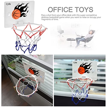 CYFIE Basketball Hoop Toddler, Bathtub Bath Toys for Office Desk Bathroom Slam Dunk Games, Suction Cup Basketball Hoop for Kids Girls Boys