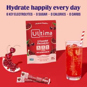 Ultima Replenisher Electrolyte Powder Drink Mix 20 Pack