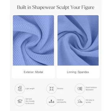 Popilush Shapewear Dress Comfortable Bodycon Maxi