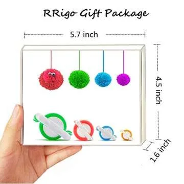 Pom Pom Maker Set - 4 Sizes for Creative Crafting Fun