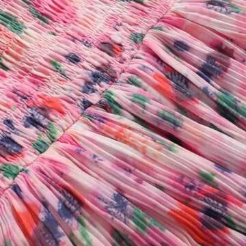 Stylish Women's Floral Print Summer Dress for Elegance