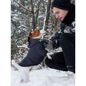 Stylish 6-Piece Dog Hoodies for Winter Warmth