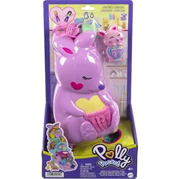 Polly Pocket Kangaroo Purse Playset for Kids 4+