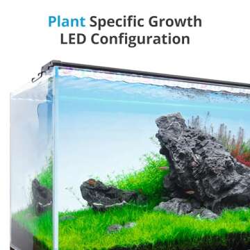 NICREW ClassicLED Plus LED Aquarium Light with Timer, 21 Watts, for 30 to 36 Inch Fish Tank Light, D...