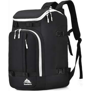 50L Waterproof Ski Boot Bag for Travel & Snow Gear